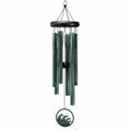 Carillon à vent en métal vert foncé 85 cm à suspendre décoratif